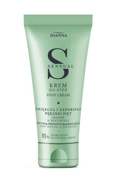 JOANNA SENSUAL Krem do stóp konopie 100g zdjęcie 1