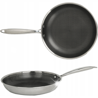 PATELNIA POWŁOKA NON STICK - STRUKTURA PLASTRA MIODU HEXAGONAL HYBRID 24CM
