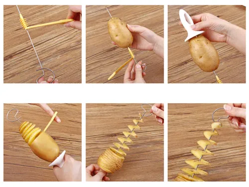 Maszynka do ziemniaków chipsów zakręcona frytka na Arena.pl