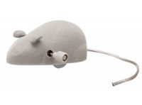 Nakręcana zabawka pokryta pluszem dla kota - uciekająca mysz 7cm Trixie