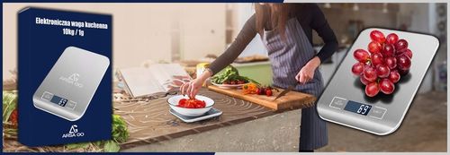 PRECYZYJNA WAGA KUCHENNA 10kg I 1g DOMOWA ELEKTRONICZNA TARA LCD BATERIE na Arena.pl