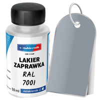 lakier zaprawkowy zaprawka samochodowy ral 7001 srebrno szary połysk 50 ml