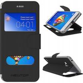 NEWTOP Etui Flip do Huawei Honor 3X - elegancka ochrona z oknem powiadomień