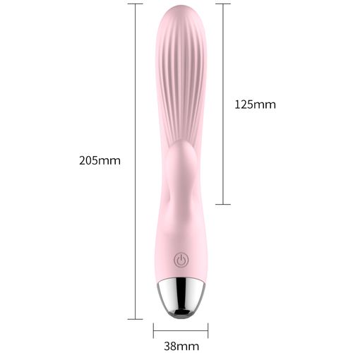wibrator  b    series, silicone vibrator pink usb 10 function / heating na Arena.pl