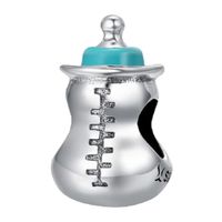 Zawieszka SREBRO 925 Charms Koralik Butelka na mleko dla dziecka