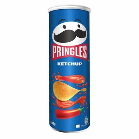 PRINGELS CHIPSY 165G KETCHUP zdjęcie 1