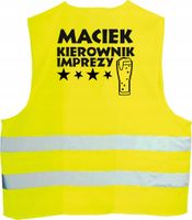 KAMIZELKA ODBLASKOWA nadR MACIEK KIEROWNIK IMPREZY