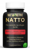 NattoActive Monakolina K z Nattokinaza z witaminą K2 mk7 60 tabletek