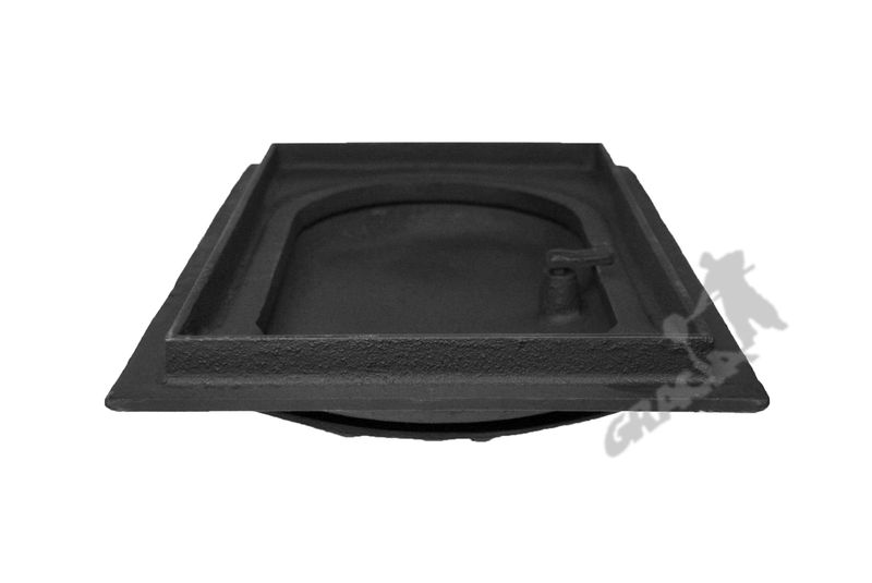 DRZWI D7 - 45X30 CM WYPUKŁE żeliwne do pieca piecowe kaflowe zdjęcie 5