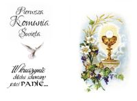 Opłatek na Tort Pierwsza Komunia Święta Komunijny Biblia Hostia Format A4