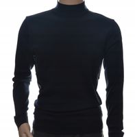 Sweter męski klasyczny elegancki półgolf wełna XL