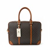 Elegancka Torba na Laptopa Aktówka Torba na dokumenty Brązowa do ręki