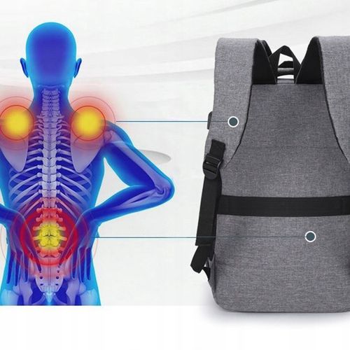 PLECAK MIEJSKI DO PRACY NA LAPTOPA 15 CALI POJEMNY MĘSKI WIELOFUNKCYJNY na Arena.pl