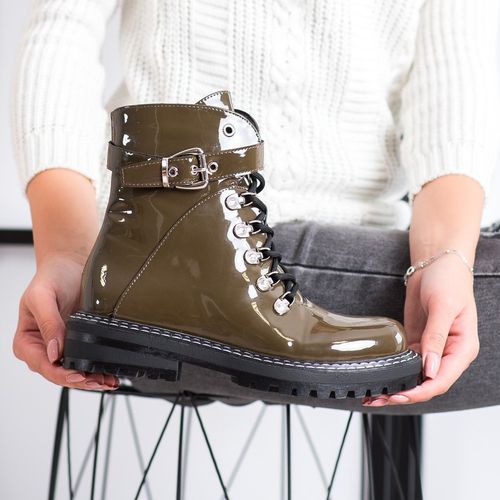 Modne Lakierowane Traperki r.38 na Arena.pl