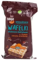Wafelki z Kremem Kakaowo-Orzechowym 120g - BIO, Bez Cukru, Weganskie