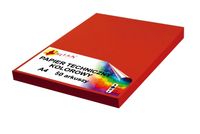 papier techniczny a4 260g czerwony intensywny 50 arkuszy