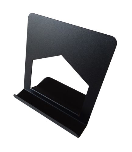 Metalowy stojak loft ekspozytor na winyle książki tablet telefon biały na Arena.pl