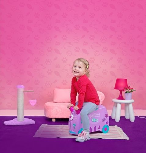 WALIZKA TRUNKI JEŻDŻĄCA WALIZECZKA - JEŹDZIK KOTEK na Arena.pl