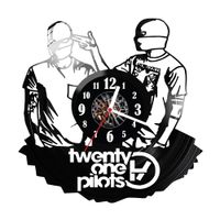 Zegar ścienny z płyty winylowej Twenty one pilots 724.14