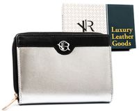 portfel damski sk. rv-791-sla-4958 silver-black