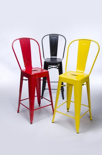 Hoker tower back 66cm czerwone metal na Arena.pl