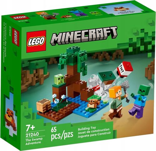 LEGO MINECRAFT 21240 KLOCKI MOKRADŁA BAGNA ZOMBIE ALEX na Arena.pl