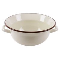 Miska Emaliowana Kuchenna do Mieszania Wyrabiania Ciasta Sałatek 26 cm 2,5L