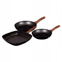 Zestaw 3 patelni Berlinger Haus Ebony Rosewood