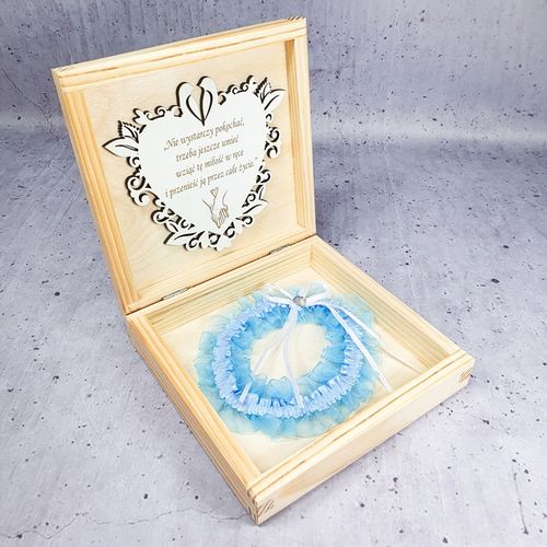 PODWIĄZKA ślubna Grawerowane PUDEŁKO na prezent na wieczór Panieński na Arena.pl