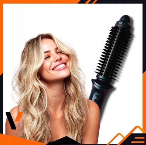 LOKÓWKA CERAMICZNA DO STYLIZACJI WŁOSÓW SZCZOTKA DO WŁOSÓW LOKI 2w1 na Arena.pl