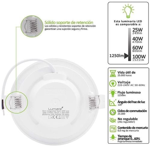 Reflektor Led 18W Wpuszczany Głęb. 26Mm Ip44 3000K na Arena.pl