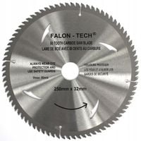 Tarcza do drewna Falon-Tech 250 mm 80T 32 mm FTBW25080