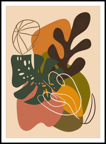 Plakat 67,5x95cm Leśna Kompozycja zdjęcie 3