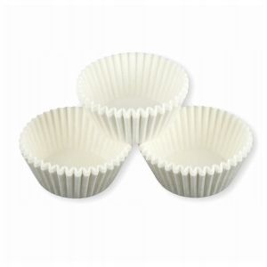 FOREMKI PAPILOTKI MINI 35x20 mm białe 100 szt na Arena.pl