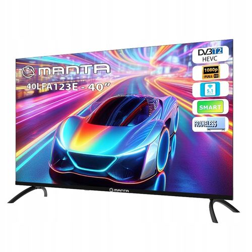 Telewizor Manta 40LFA123E 40" LCD 1920 x 1080 (Full HD) Android TV DVB-T2 na Arena.pl
