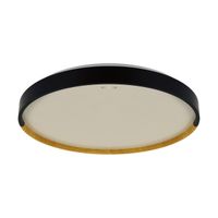 Lampa plafon oprawa LED dąb czarna 16W neutralna