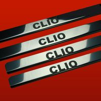 Listwa progowa RENAULT CLIO MK2 Stal nierdzewna 304 połysk 4szt