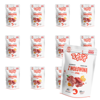 MOKRA KARMA DLA PSA TufTuf SASZETKA MIELONKA WOŁOWINA DYNIA 12x100G