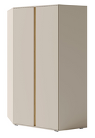 Szafa Narożna Do Pokoju Młodzieżowego Piaskowy Beż 95 cm LUNA MB - 2 Kolory