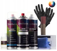 LAKIER SAMOCHODOWY SPRAY ZESTAW DO PLASTIKU KAŻDY KOLOR E-LAKIERNIA