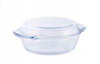 Kadax Naczynie Żaroodporne z Pokrywką 2,4L Szklane