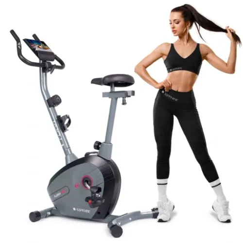 ROWER stacjonarny magnetyczny FLASH rowerek TRENINGOWY SAPPHIRE do 120KG na Arena.pl