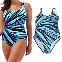 STRÓJ KĄPIELOWY JEDNOCZĘŚCIOWY KOSTIUM DAMSKI MODELUJĄCY PLUS SIZE XXXL