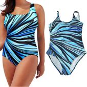 STRÓJ KĄPIELOWY JEDNOCZĘŚCIOWY KOSTIUM DAMSKI MODELUJĄCY PLUS SIZE XXXL