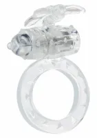 flutter ring vibrating silikonowy pierścień wibrujący czarny
