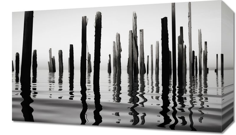 Obraz 50x30cm Refleksje Nad Wodą zdjęcie 1