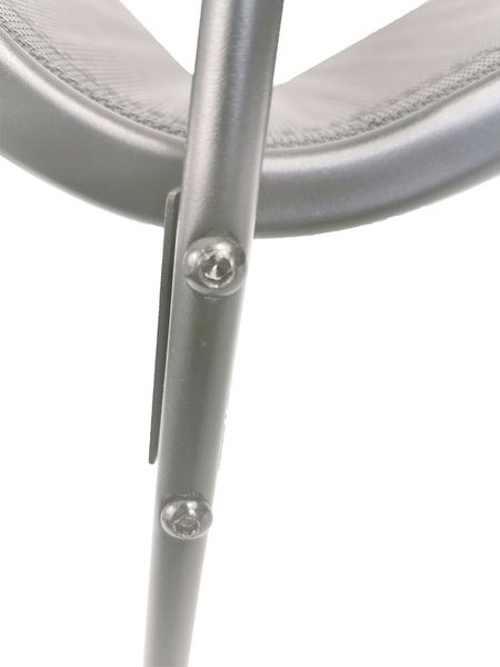 ZESTAW MEBLI OGRODOWYCH BALKON TARAS STÓŁ FI60 + 4x KRZESŁA MINORKA SZARE zdjęcie 15