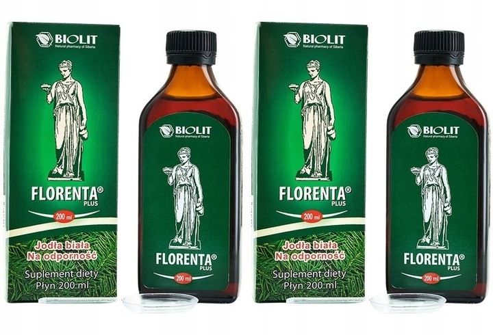 FLORENTA PLUS ekstrakt JODŁA BIAŁA odporność BIOLIT 2x200 ml zdjęcie 1