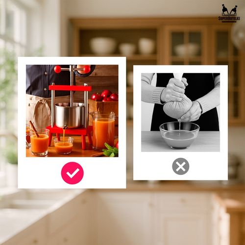 WYCISKARKA PRASA RĘCZNA DO WYCISKANIA OWOCÓW WINA SOKÓW 3L STAL na Arena.pl