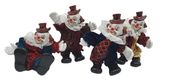 figurka klaun ceramiczny  16 cm